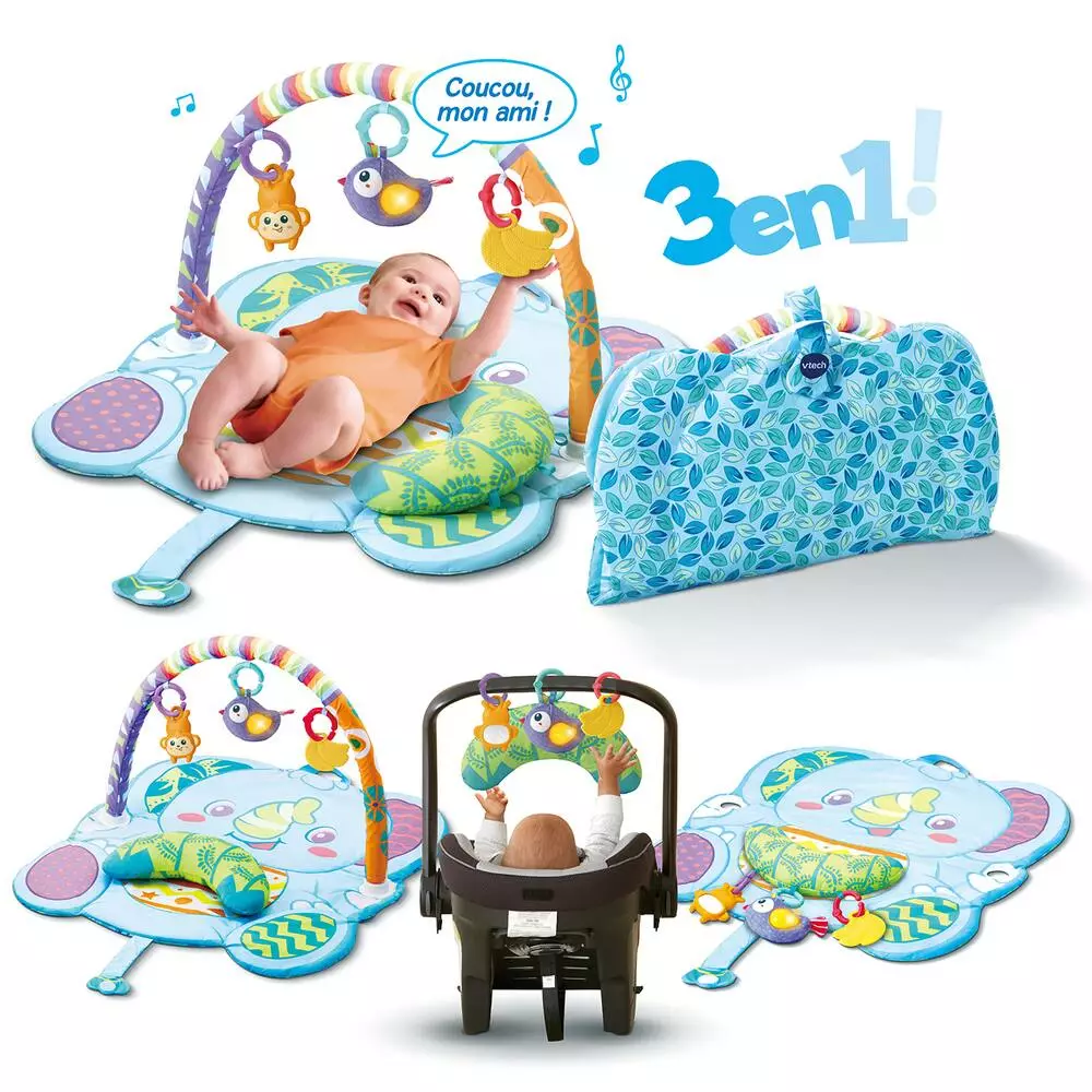 VTech MON TAPIS MUSICAL ÉLEPHANTEAU 1 VTech MON TAPIS MUSICAL ÉLEPHANTEAU