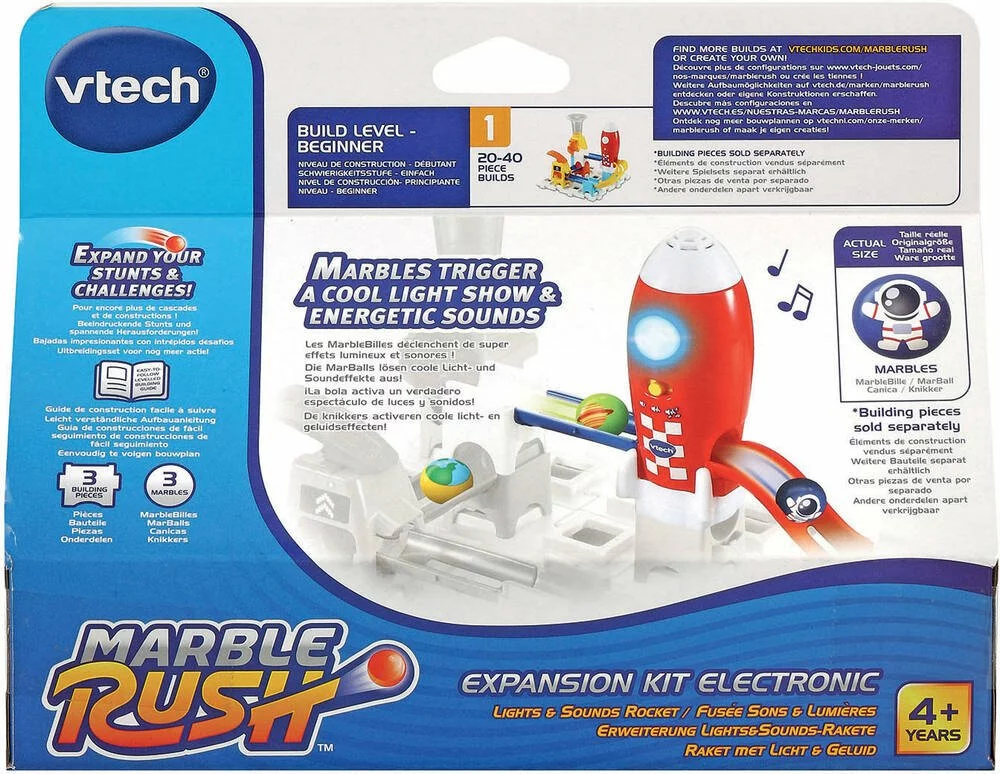 VTech MARBLE RUSH - EXPANSION KIT ELECTRONIC - FUSEE SONS ET LUMIERES 2 VTech MARBLE RUSH - EXPANSION KIT ELECTRONIC - FUSEE SONS ET LUMIERES – Image 2
