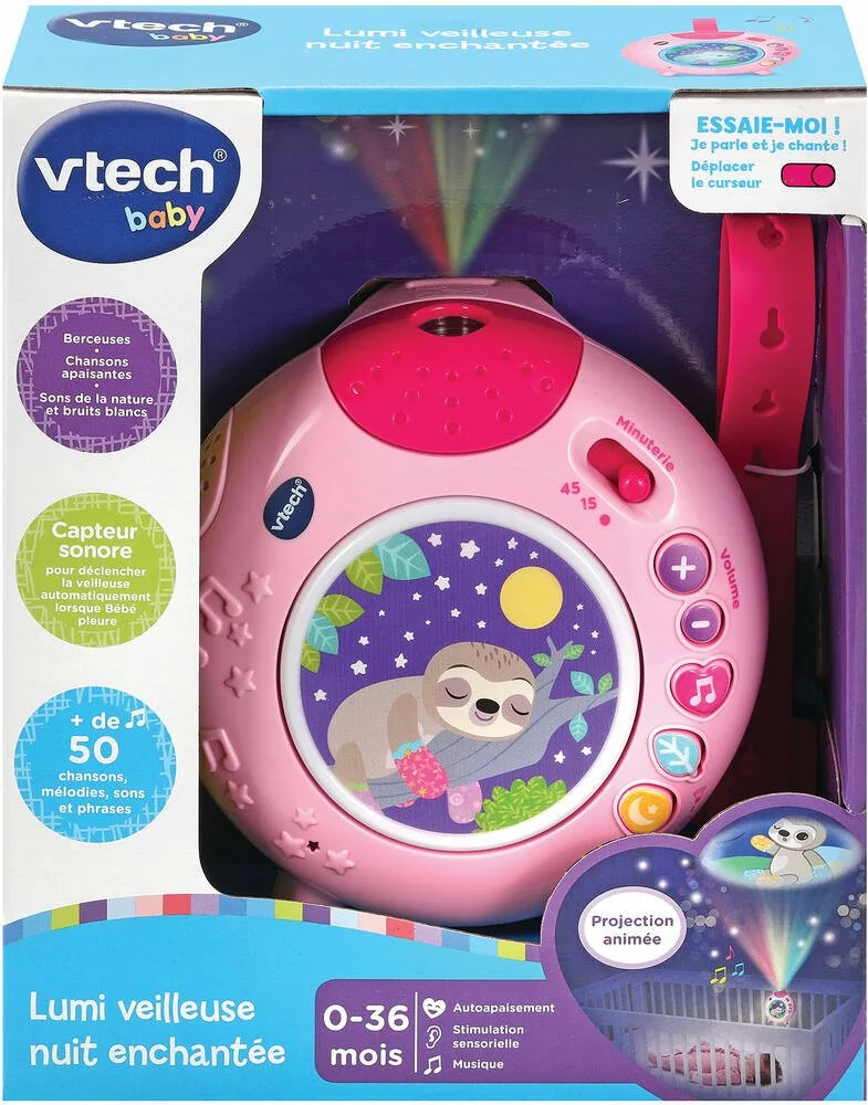 VTech LUMI VEILLEUSE NUIT ENCHANTEE - ROSE 2 VTech LUMI VEILLEUSE NUIT ENCHANTEE - ROSE – Image 2
