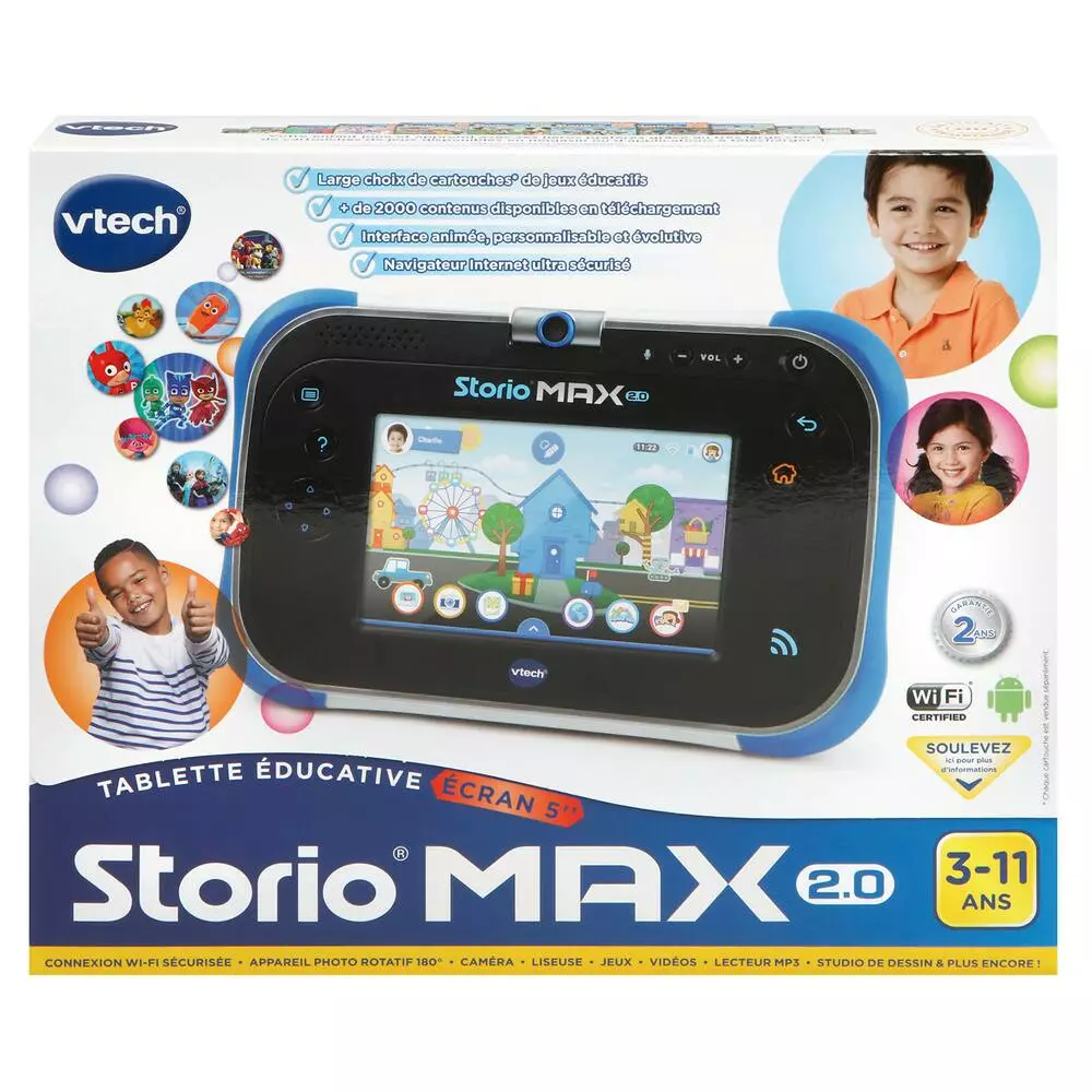 VTech TABLETTE STORIO MAX 2.0 5"BLEUE 3 VTech TABLETTE STORIO MAX 2.0 5"BLEUE – Image 3
