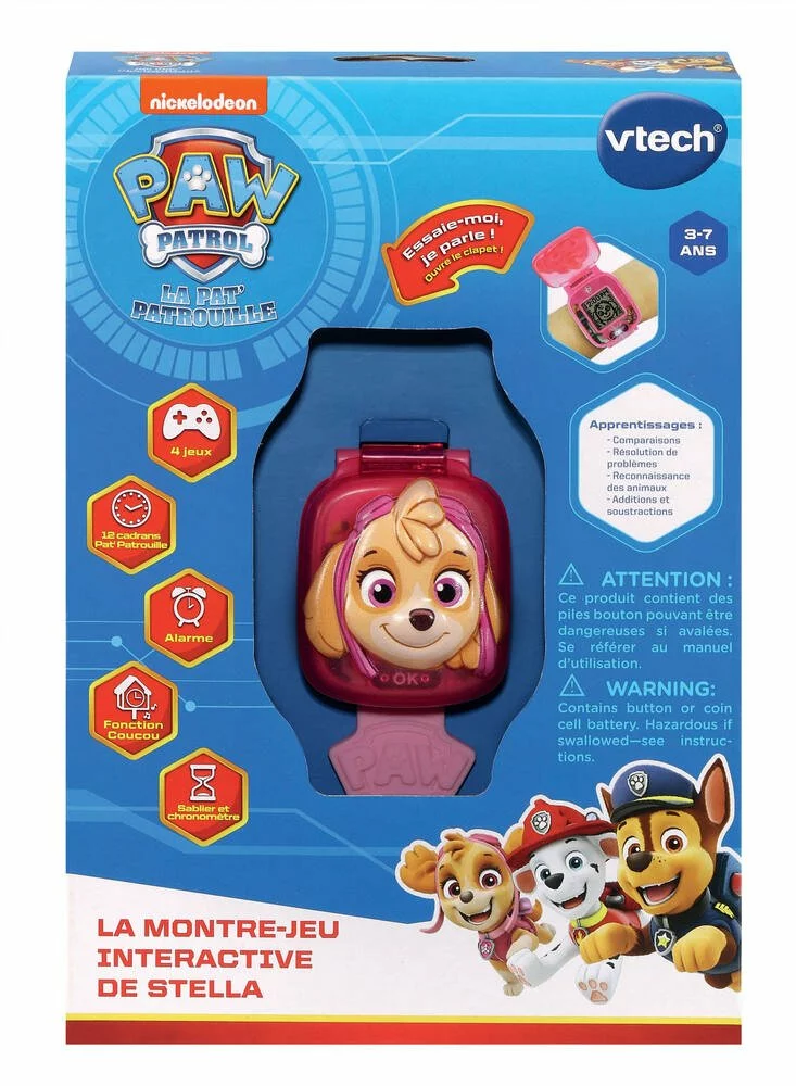 VTech PAT'PATROUILLE - LA MONTRE-JEU INTERACTIVE DE STELLA (REFRESH 3D 2 VTech PAT'PATROUILLE - LA MONTRE-JEU INTERACTIVE DE STELLA (REFRESH 3D – Image 2