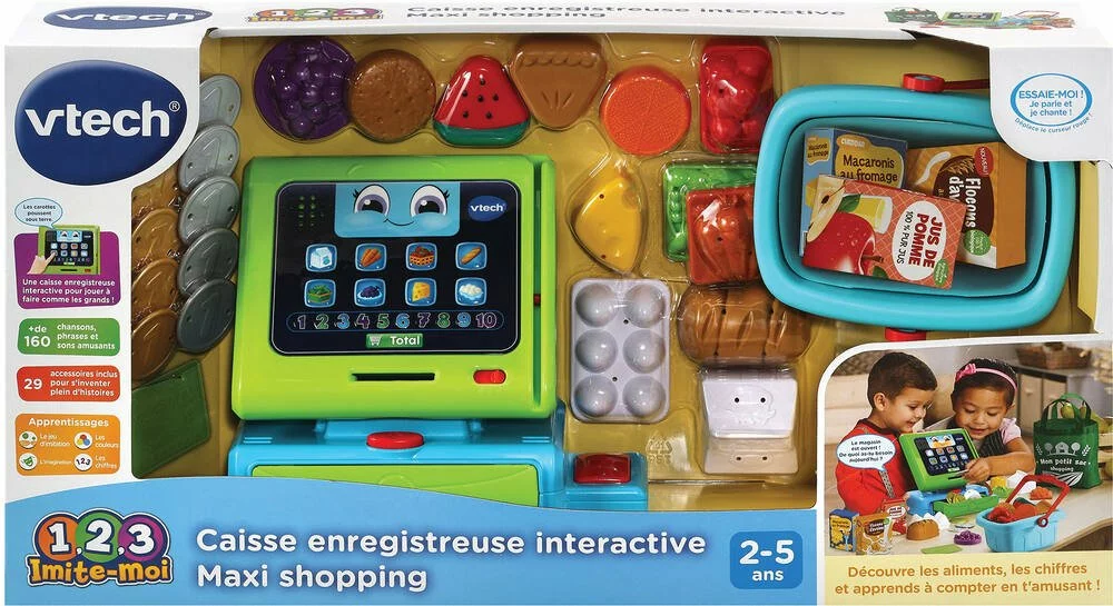 VTech CAISSE ENREGISTREUSE INTERACTIVE MAXI SHOPPING 2 VTech CAISSE ENREGISTREUSE INTERACTIVE MAXI SHOPPING – Image 2