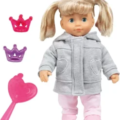 CERISE & CAPUCINE POUPEE LOUNA MA PETITE SOEUR QUI PARLE 38 CM