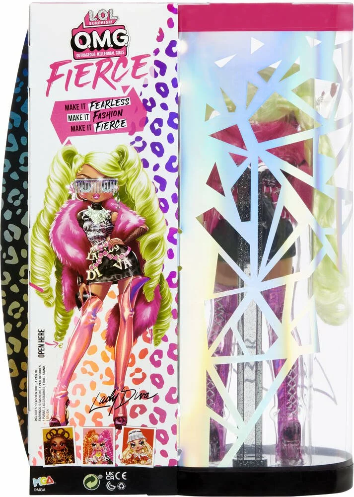 MGA Entertainment LOL SURPRISE 707 OMG FIERCE POUPEE MANNEQUIN - LADY DIVA 3 MGA Entertainment LOL SURPRISE 707 OMG FIERCE POUPEE MANNEQUIN - LADY DIVA – Image 3