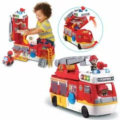 VTech SUPER CAMION CASERNE DE POMPIERS - TUT TUT COPAINS