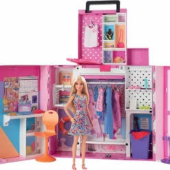 MATTEL POUPEE BARBIE ET COFFRET DRESSING DELUXE