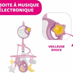 CHICCO MOBILE NEXT TO DREAMS ROSE -Magasin Promotionnel Corolla d9dbb96c30db57dfdab04278ff756da0ffdf6fd1 02080548 06