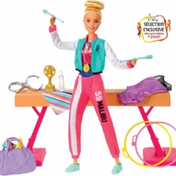 MATTEL COFFRET POUPEE BARBIE GYMNASTIQUE