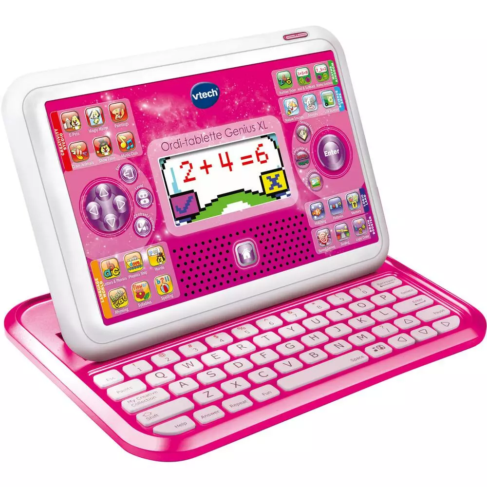 VTech ORDI TABLETTE GENIUS XL COLOR ROSE 1 VTech ORDI TABLETTE GENIUS XL COLOR ROSE