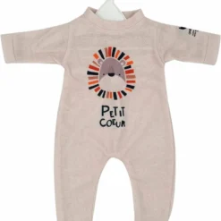 CERISE & CAPUCINE VETEMENT POUPEE 38 CM PYJAMA PETIT COEUR - ONE WORLD ONE FUTURE