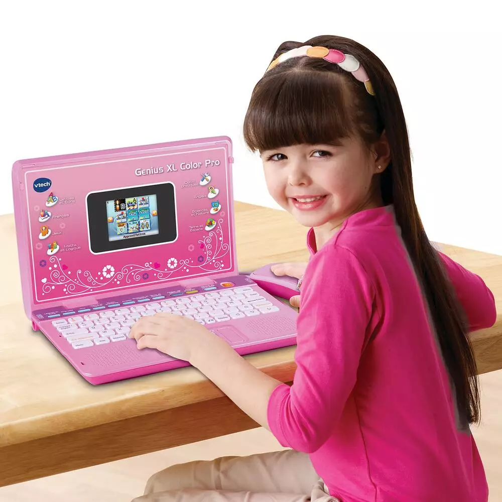 VTech GENIUS XL COLOR PRO BILINGUE ROSE 3 VTech GENIUS XL COLOR PRO BILINGUE ROSE – Image 3