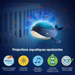 PABOBO KID'SLEEP AQUA DREAM - PROJECTEUR VEILLEUSE MUSICALE ET LUMINEUSE BALEINE -Magasin Promotionnel Corolla f103cbd18282b10dfe800702dabf90bb98a64dca 02081597 03