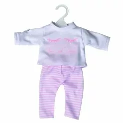 CERISE & CAPUCINE ENSEMBLE T-SHIRT YEUX ET LEGGING - 38 CM ONE WORLD ONE FUTURE