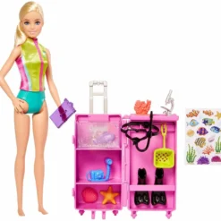 MATTEL BARBIE - COFFRET BARBIE PLONGEUSE - BLONDE
