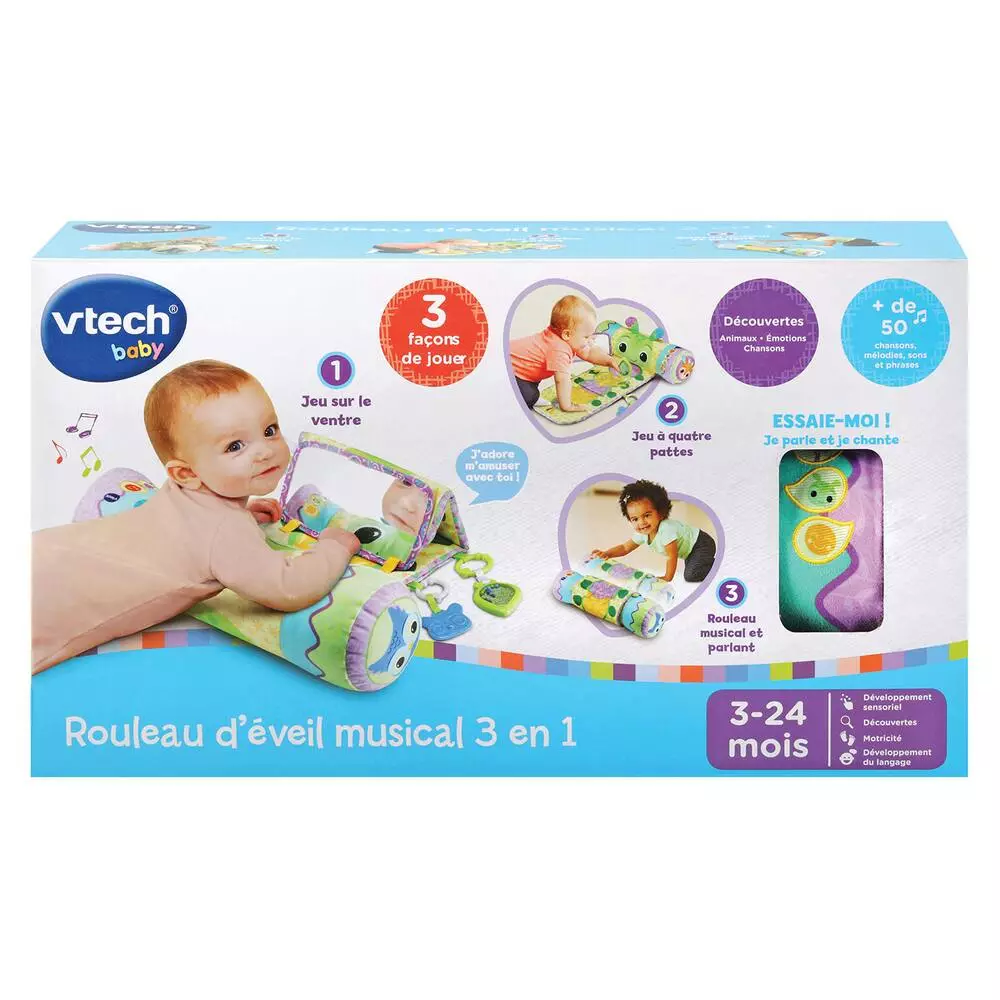 VTech ROULEAU D'ÉVEIL MUSICAL 3 EN 1 4 VTech ROULEAU D'ÉVEIL MUSICAL 3 EN 1 – Image 4